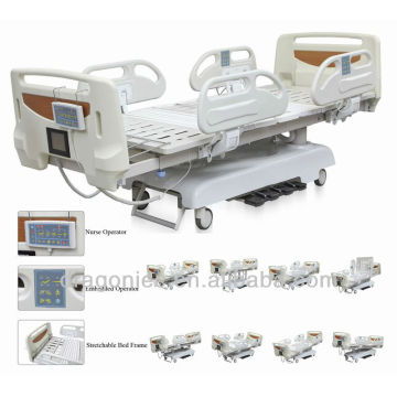 DW-BD002 Multifuncional Elétrica ICU Cama com cama de hospital scale11